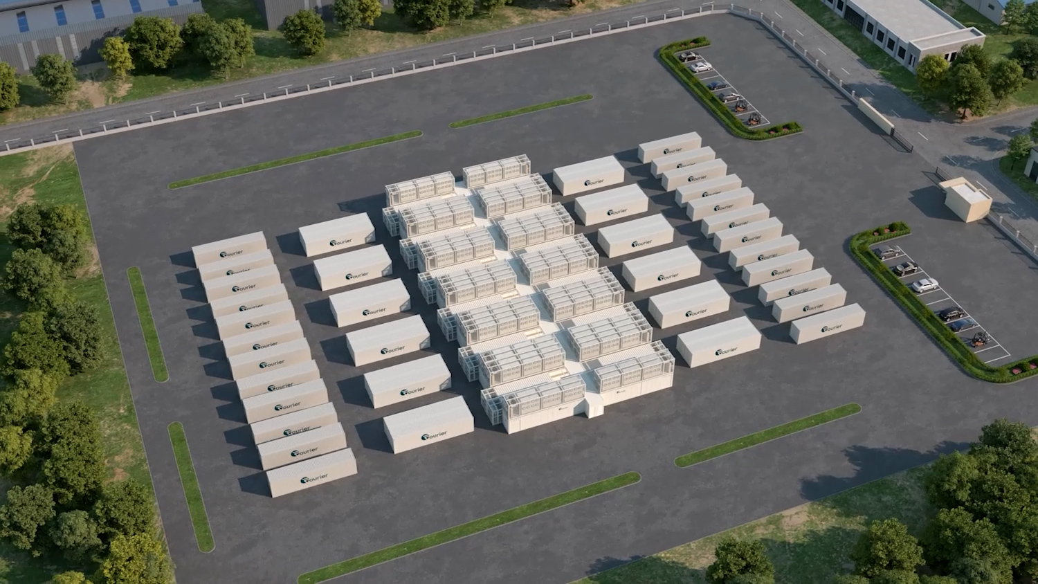 24MW Modular Containerized Data Center Cluster